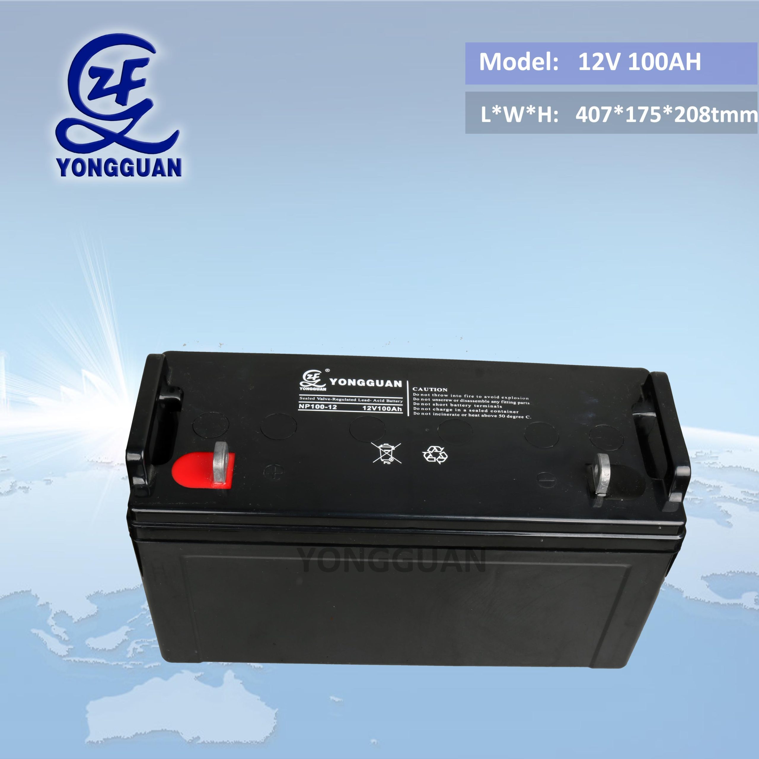 AGM Battery 12V100AH/105Ah/110Ah(NP100-12)