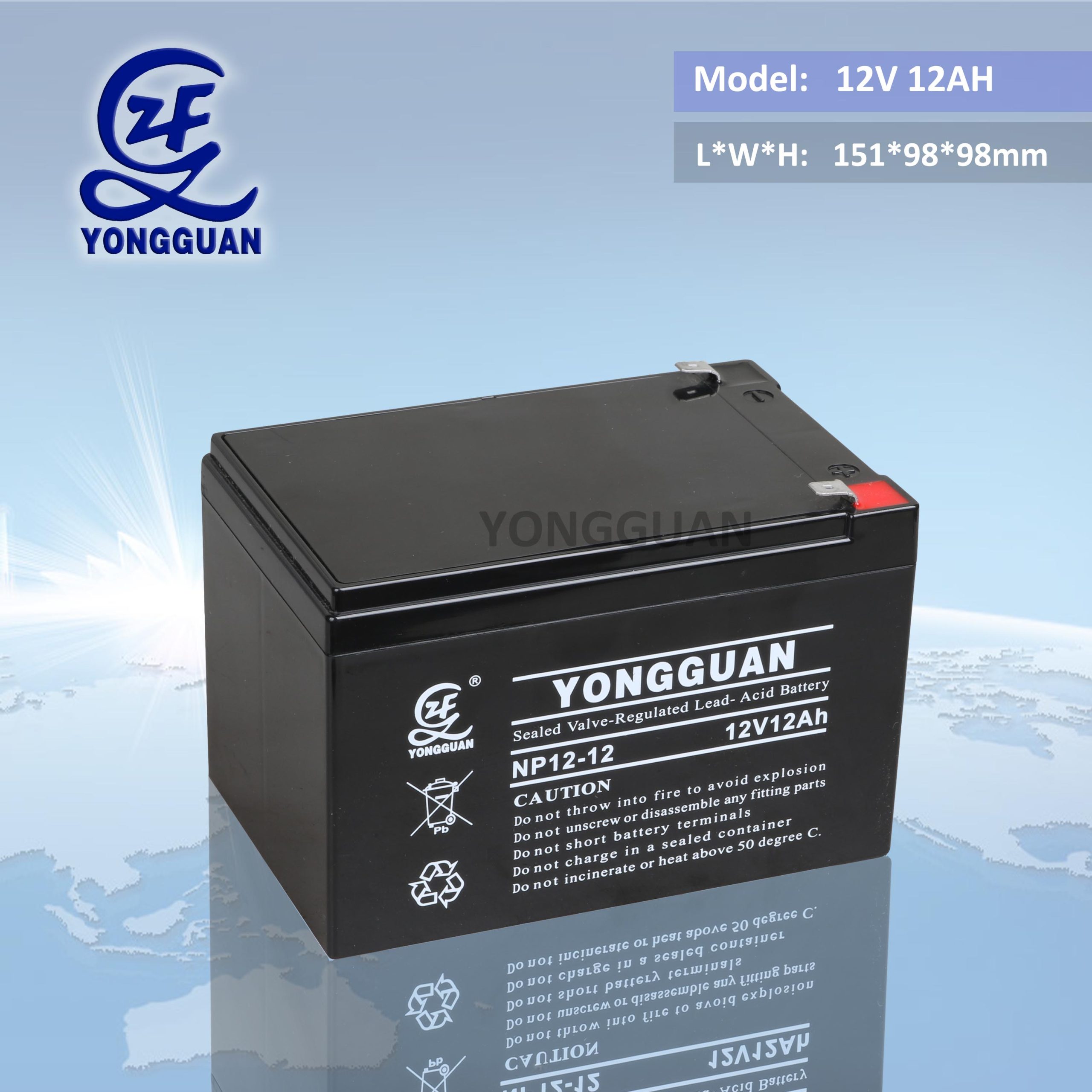 AGM Battery 12V12Ah (NP12-12)