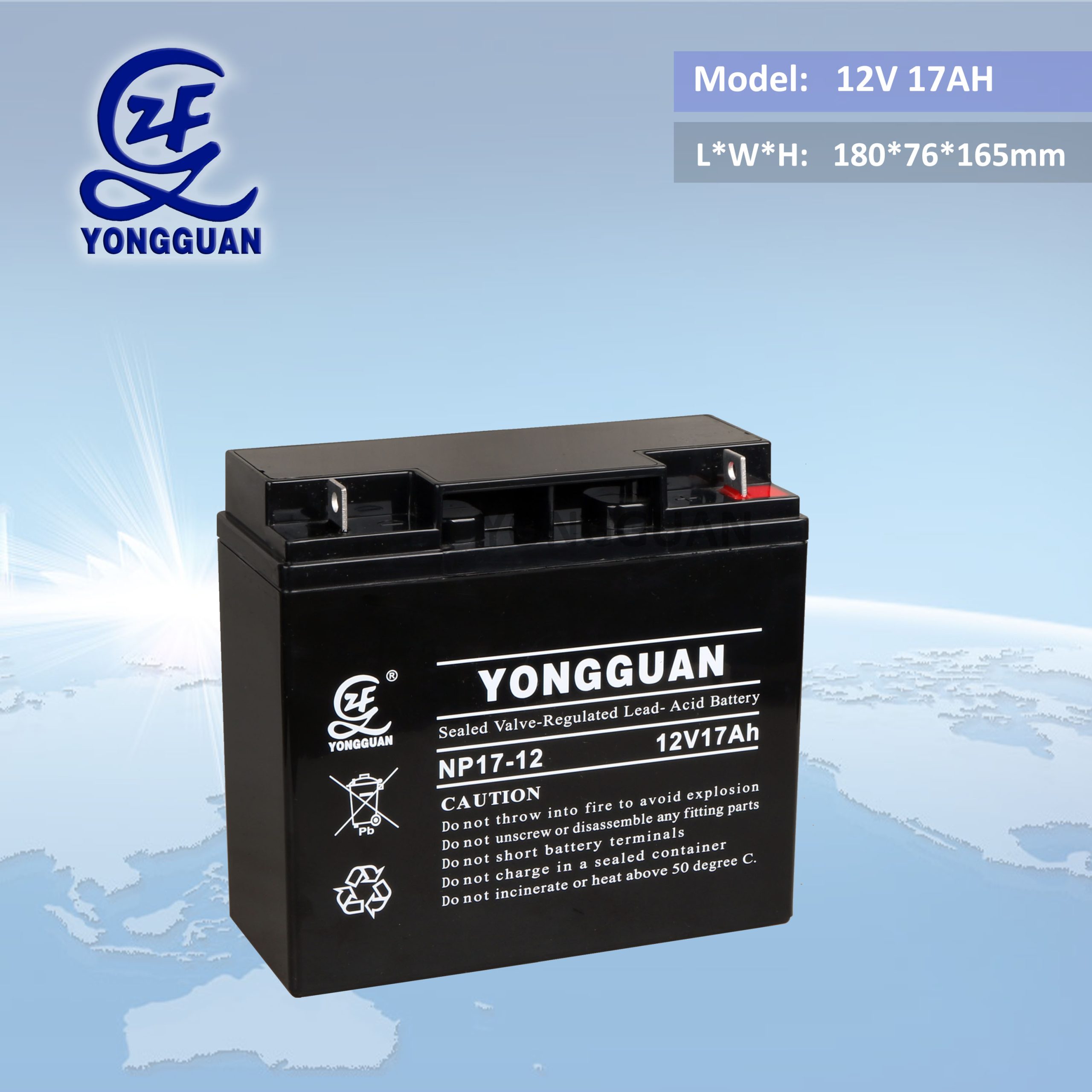 AGM Battery 12V17AH/18AH (NP18-12)