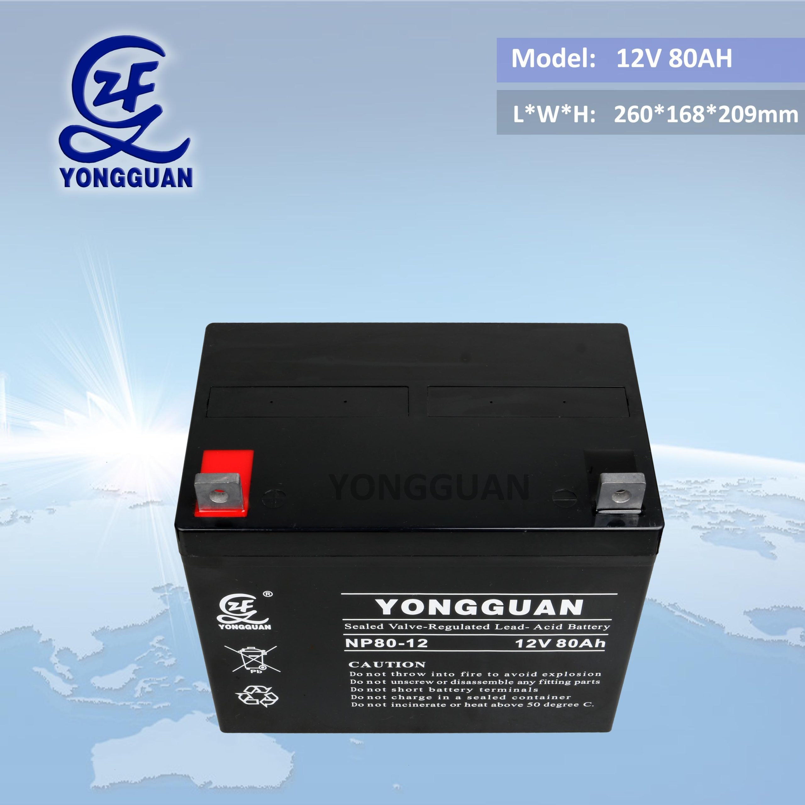 AGM Battery 12V80AH/85AH (NP80-12)